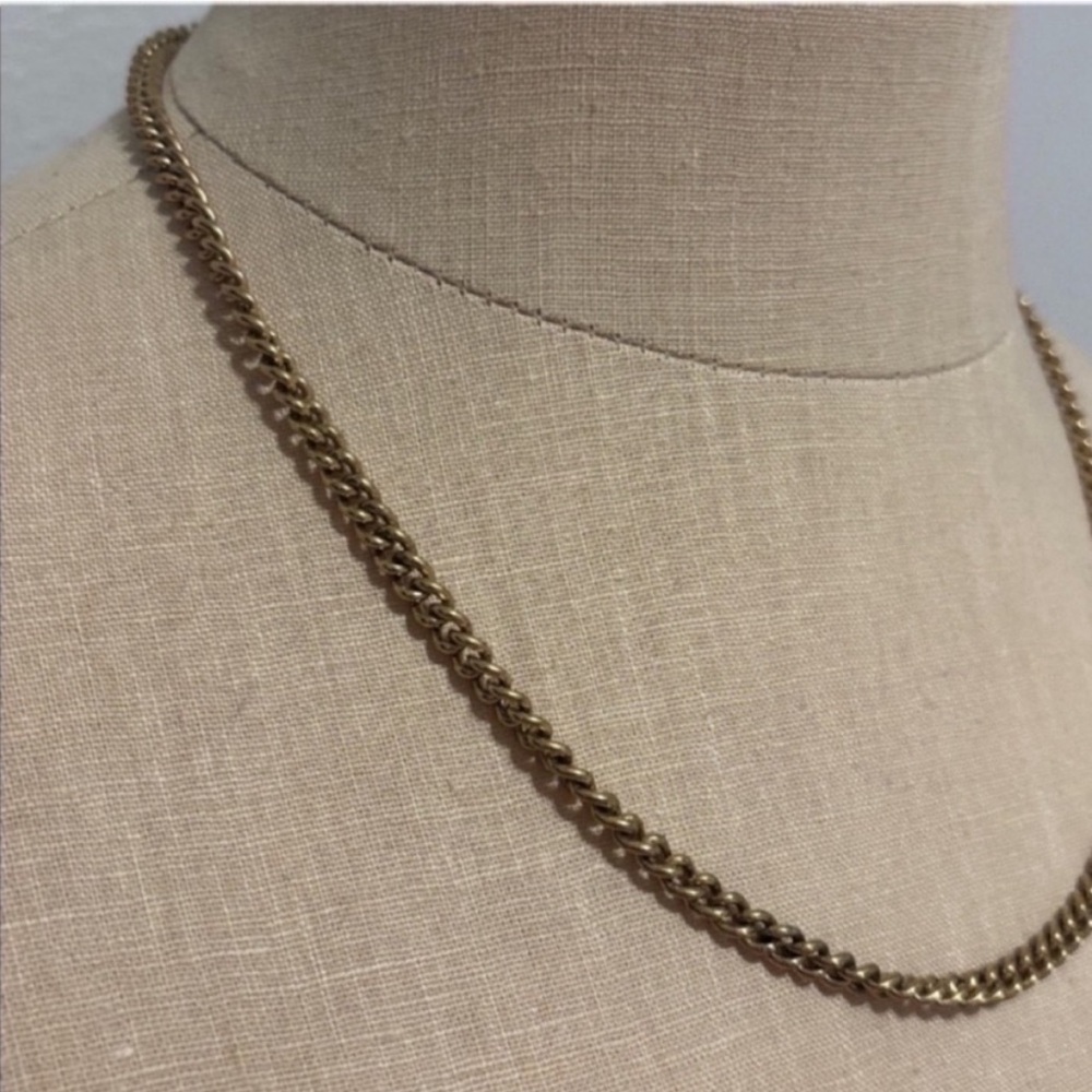 ✨SOLD✨ NWOT Kendra Scott Ace Necklace Vintage Gold - Picture 2 of 10